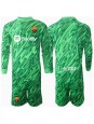 Billige Barcelona Keeper Bortedraktsett Barn 2024-25 Langermet (+ Korte bukser)